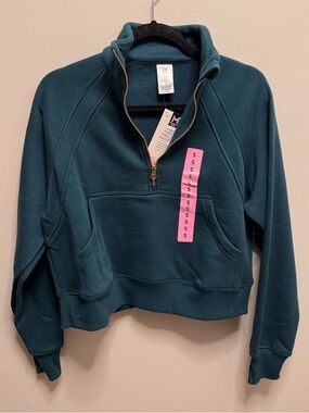 NWT Members Mark Fleece Halfzip Pullover